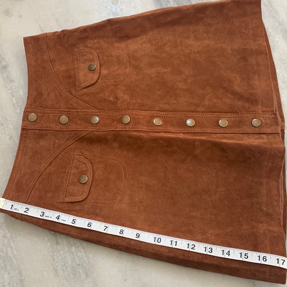 Anthropologie leather skirt size 2 - Picture 11 of 11